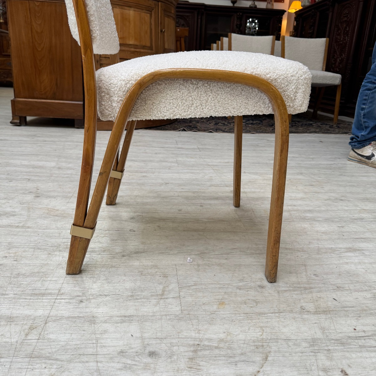 Série de 12 Chaises BOW WOOD-photo-2