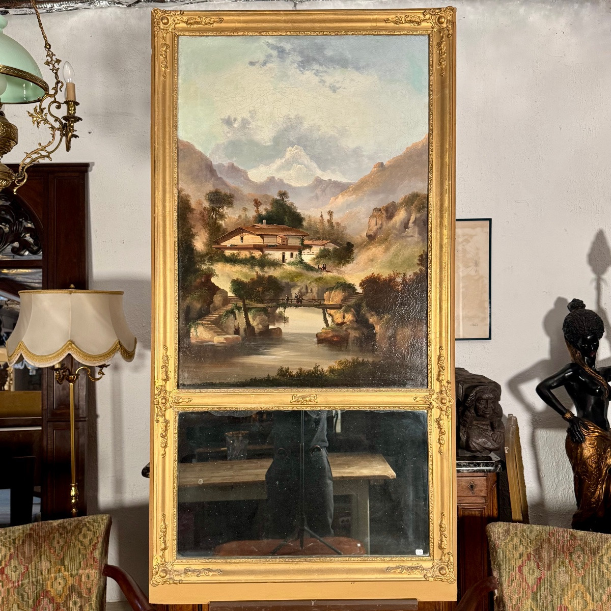 19th Century Trumeau-photo-7