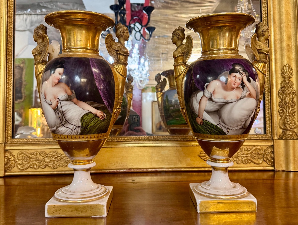 Pair Of Empire Vases