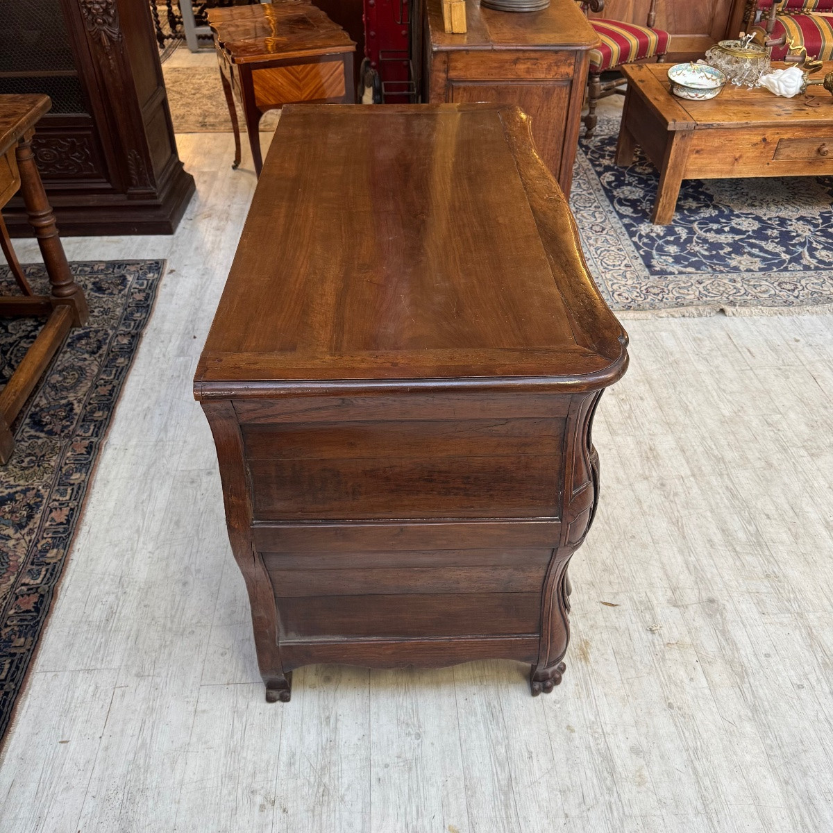 Commode Bordelaise d'époque Louis XV-photo-8