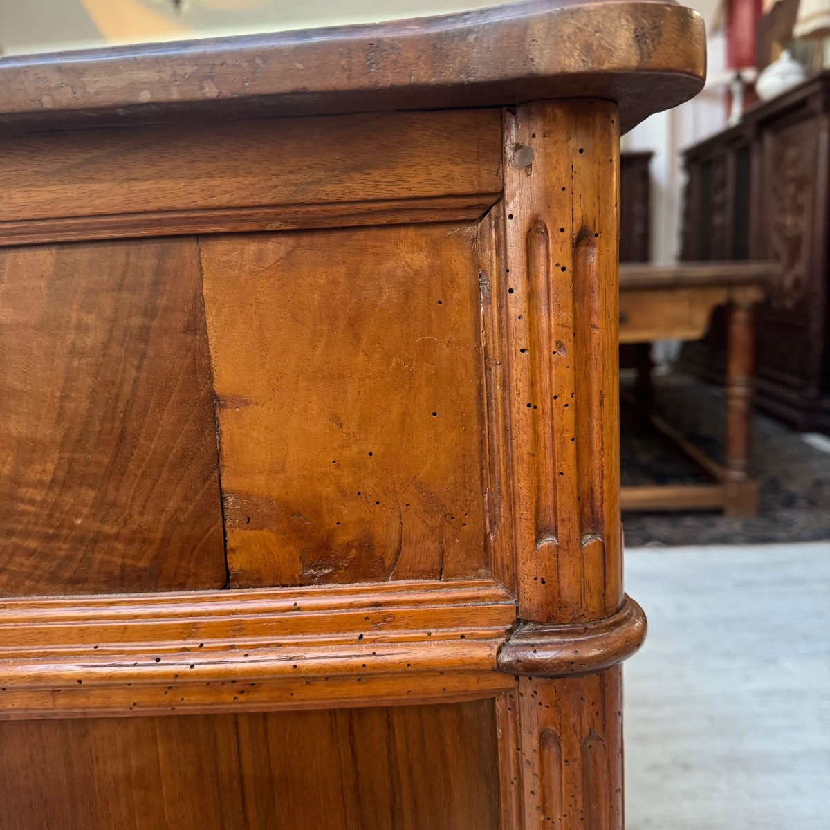 COMMODE D'EPOQUE LOUIS XVI-photo-2