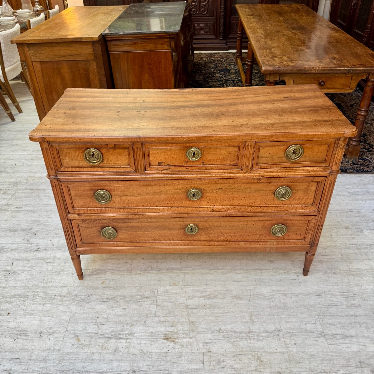 COMMODE D'EPOQUE LOUIS XVI-photo-4