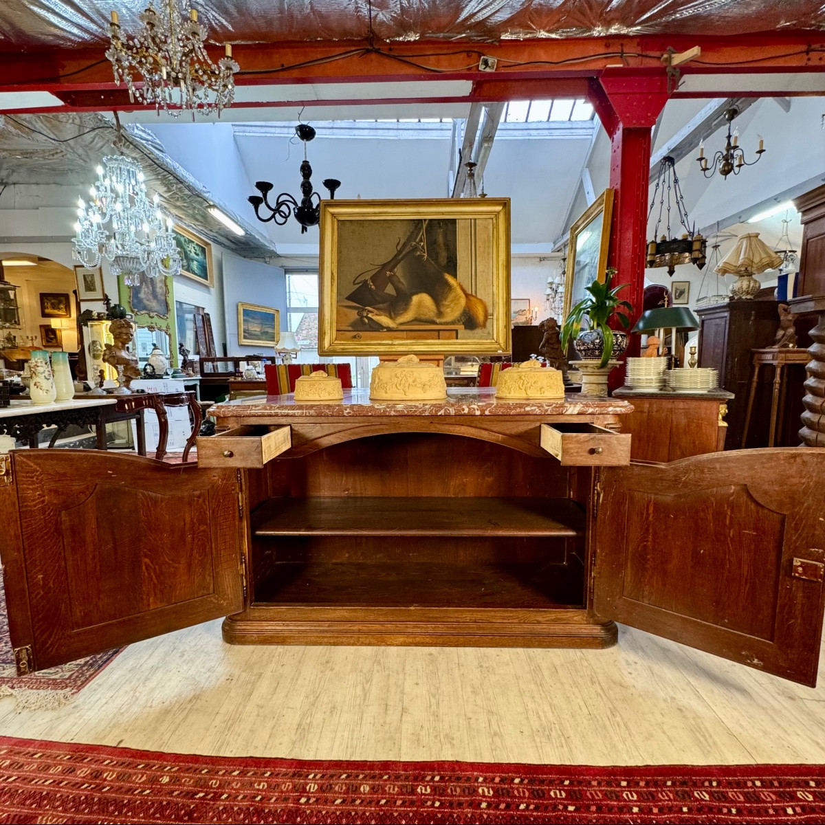 Louis XIV Style Hunting Buffet-photo-4