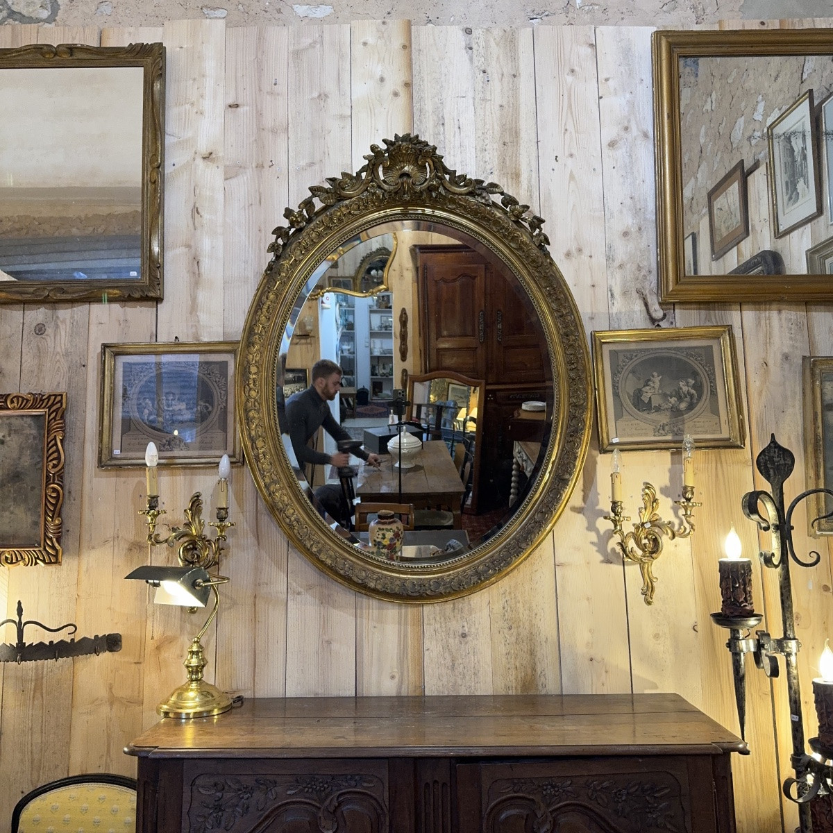 Louis XV Style Mirror-photo-6