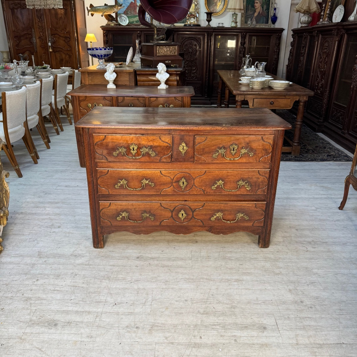Louis XIV Period Chest Of Drawers-photo-5