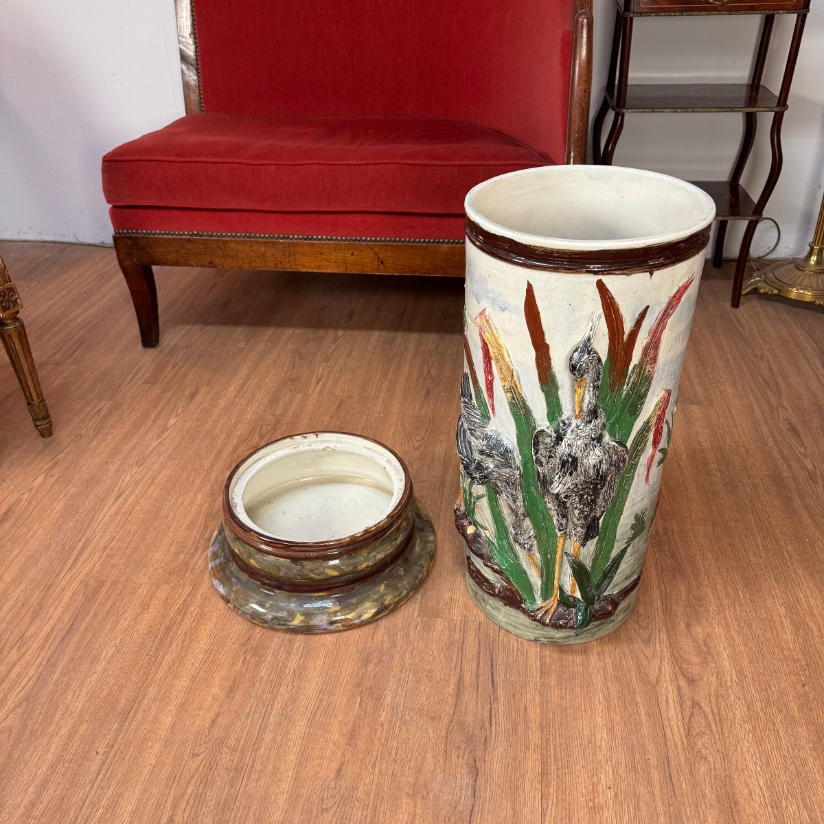 Porte Parapluies en Barbotine-photo-4