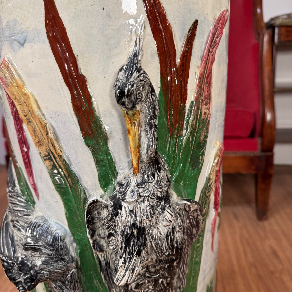 Porte Parapluies en Barbotine-photo-6