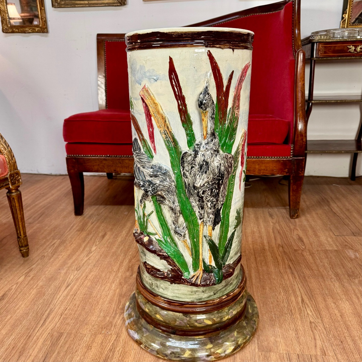 Porte Parapluies en Barbotine-photo-8