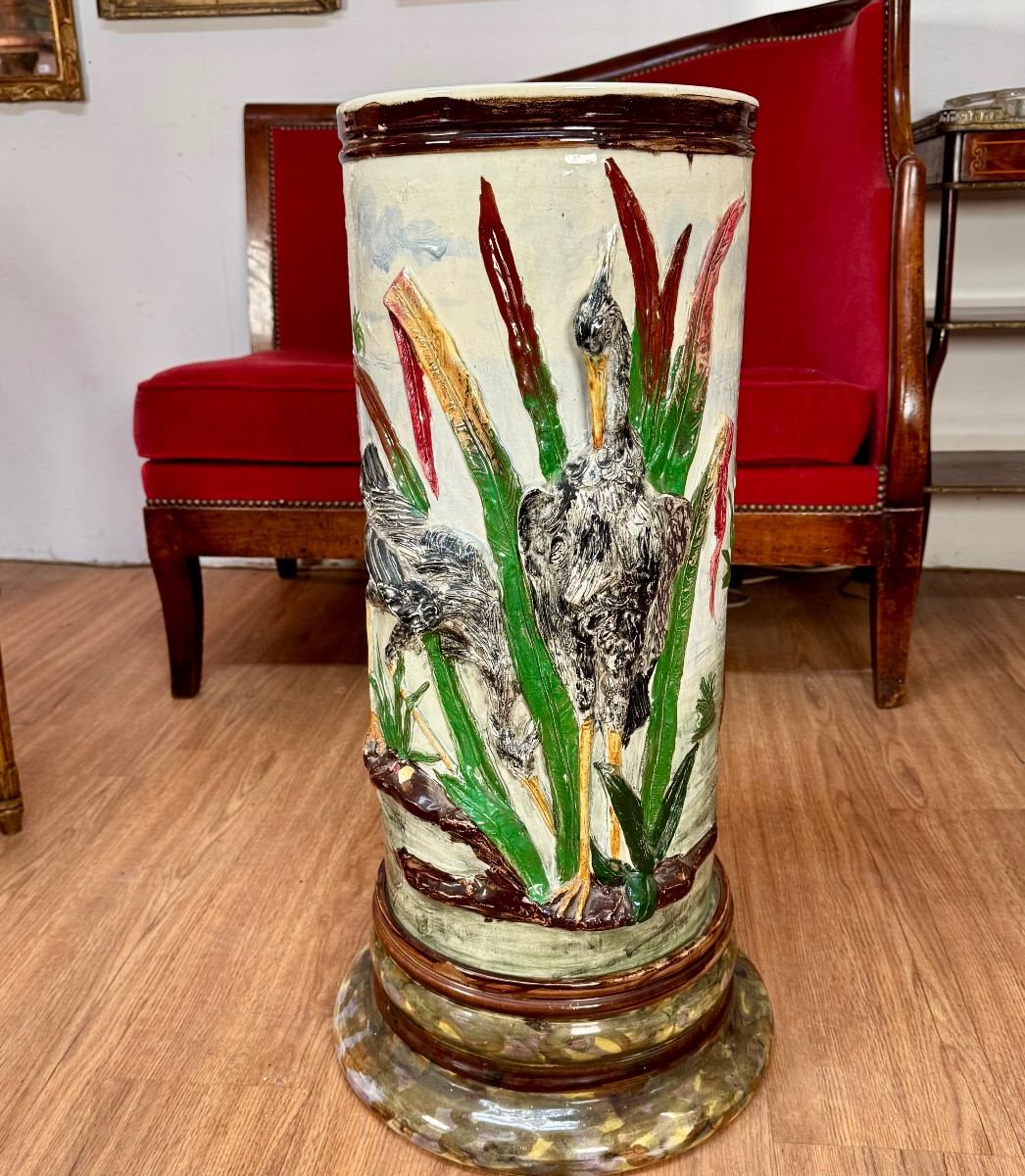 Porte Parapluies en Barbotine