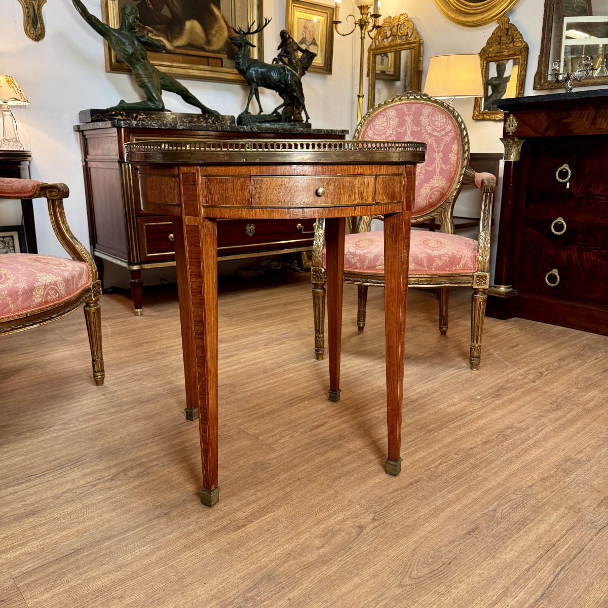 Louis XVI Bouillotte Table-photo-5