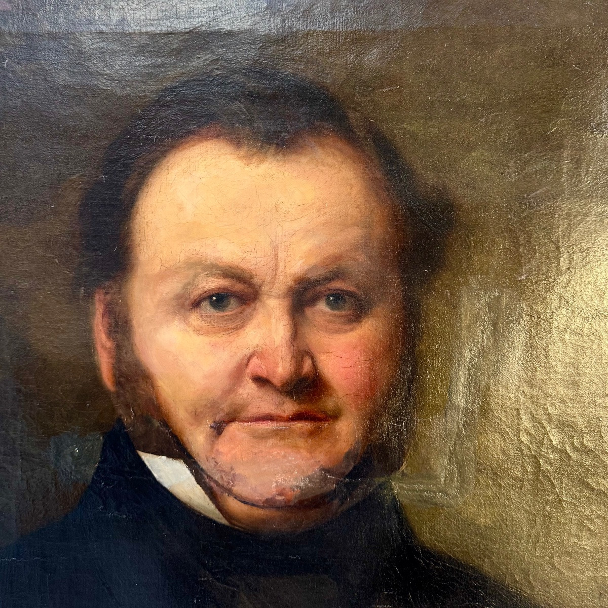 Portrait Huile sur toile-photo-5