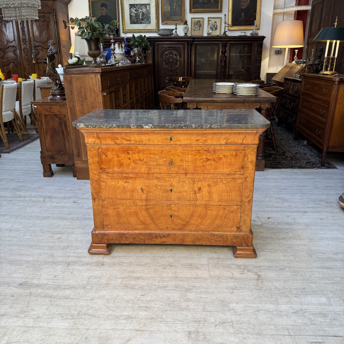 Louis Philippe Chest Of Drawers-photo-6