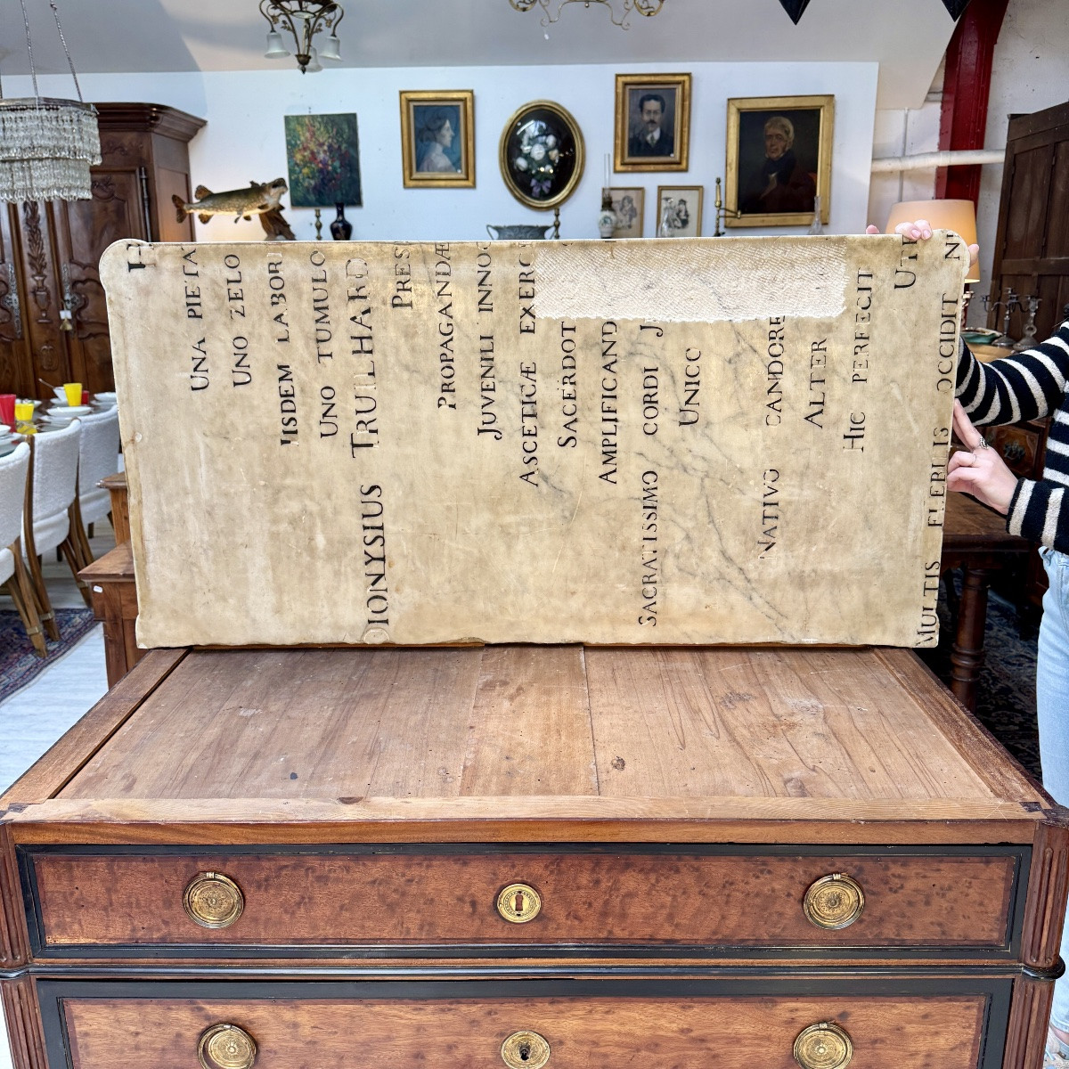 Commode Louis XVI En Acajou-photo-5