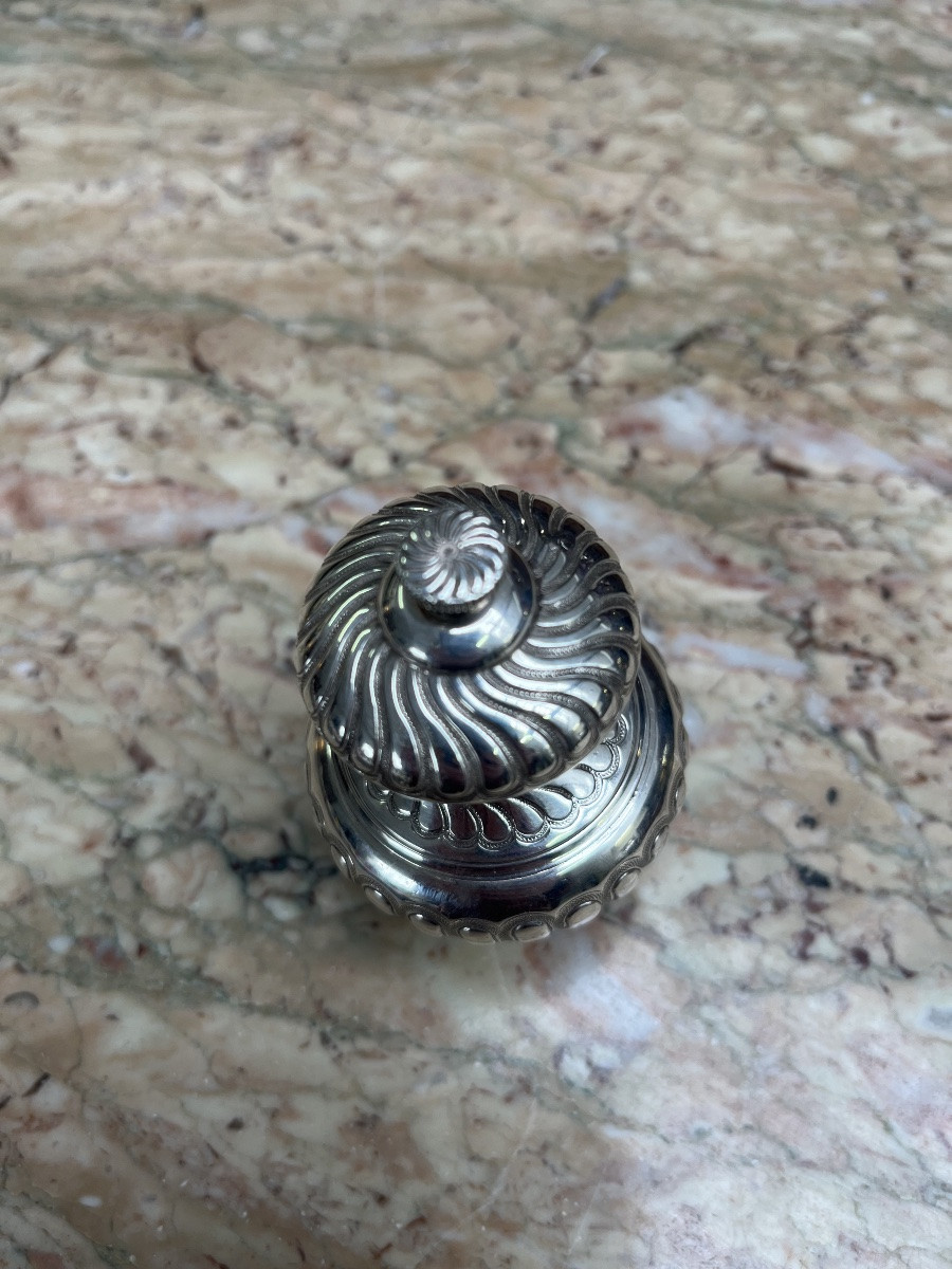 Moulin à Poivre en Argent Massif-photo-1