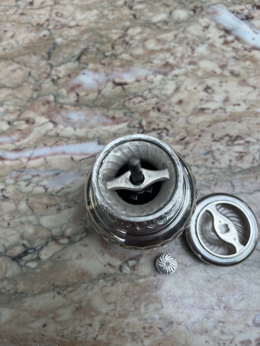 Moulin à Poivre en Argent Massif-photo-2