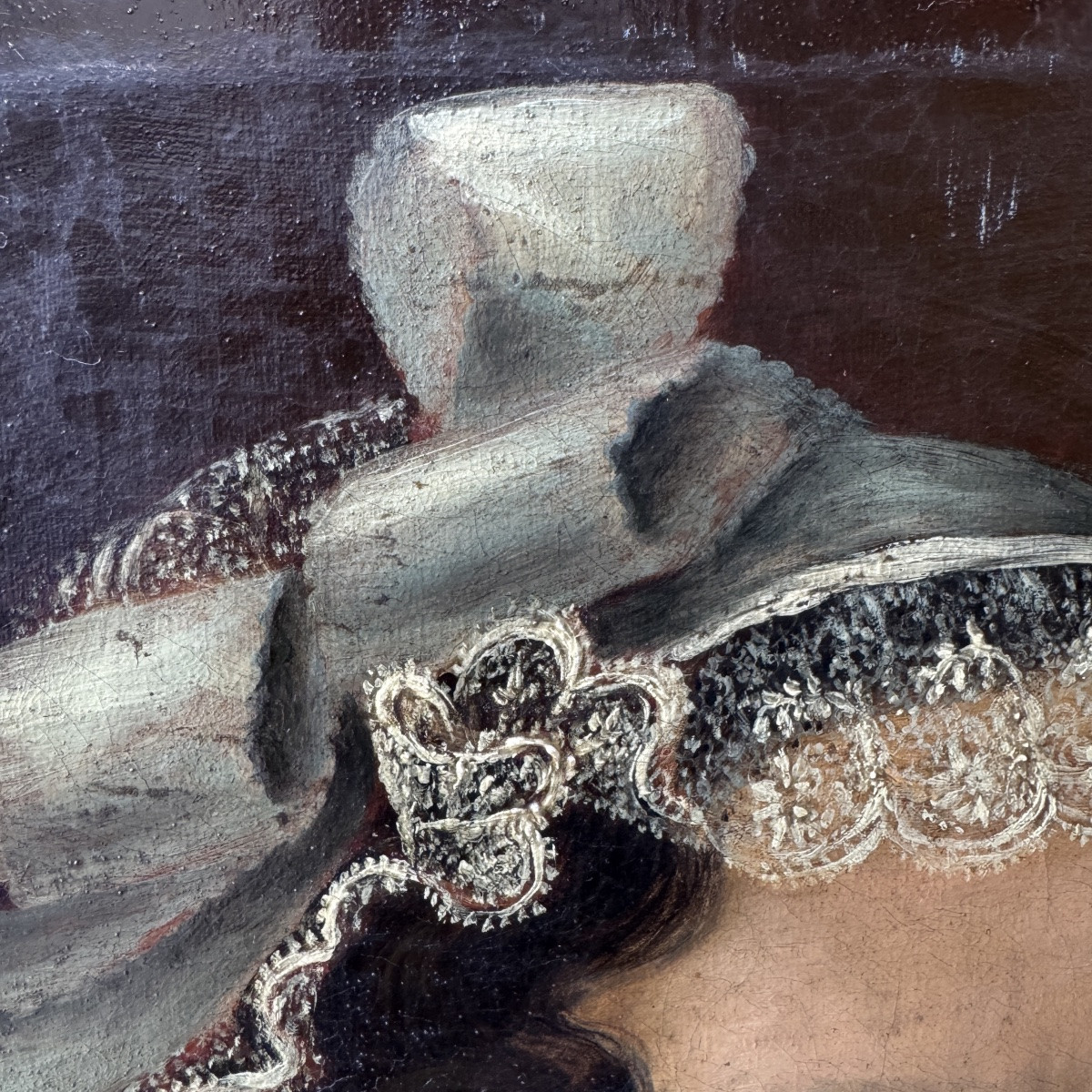 Portrait, Oil On Canvas-photo-1