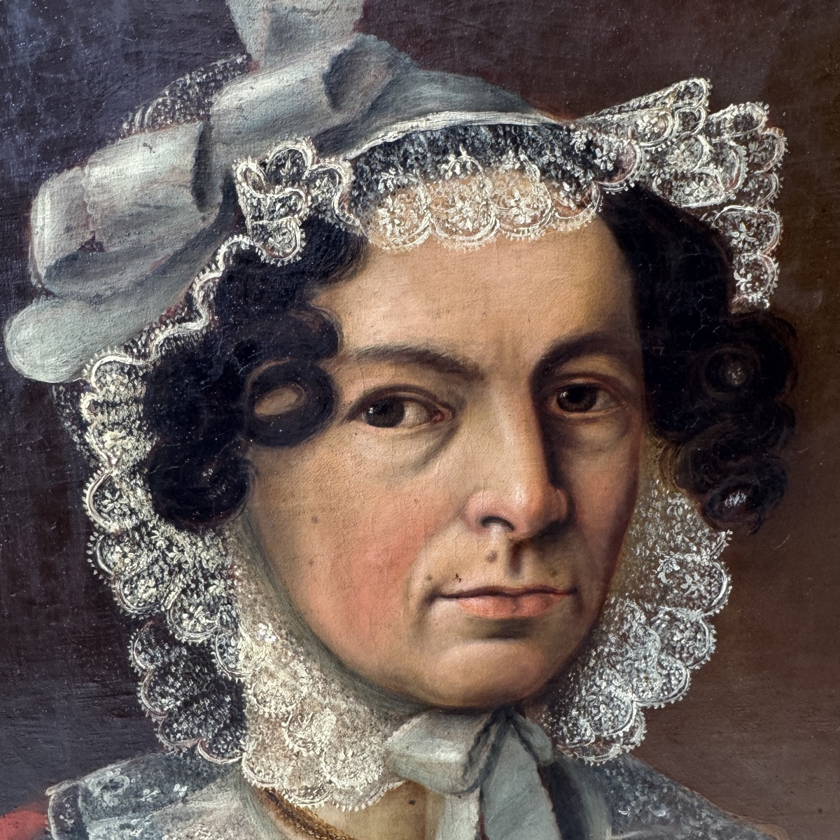 Portrait, Oil On Canvas-photo-7