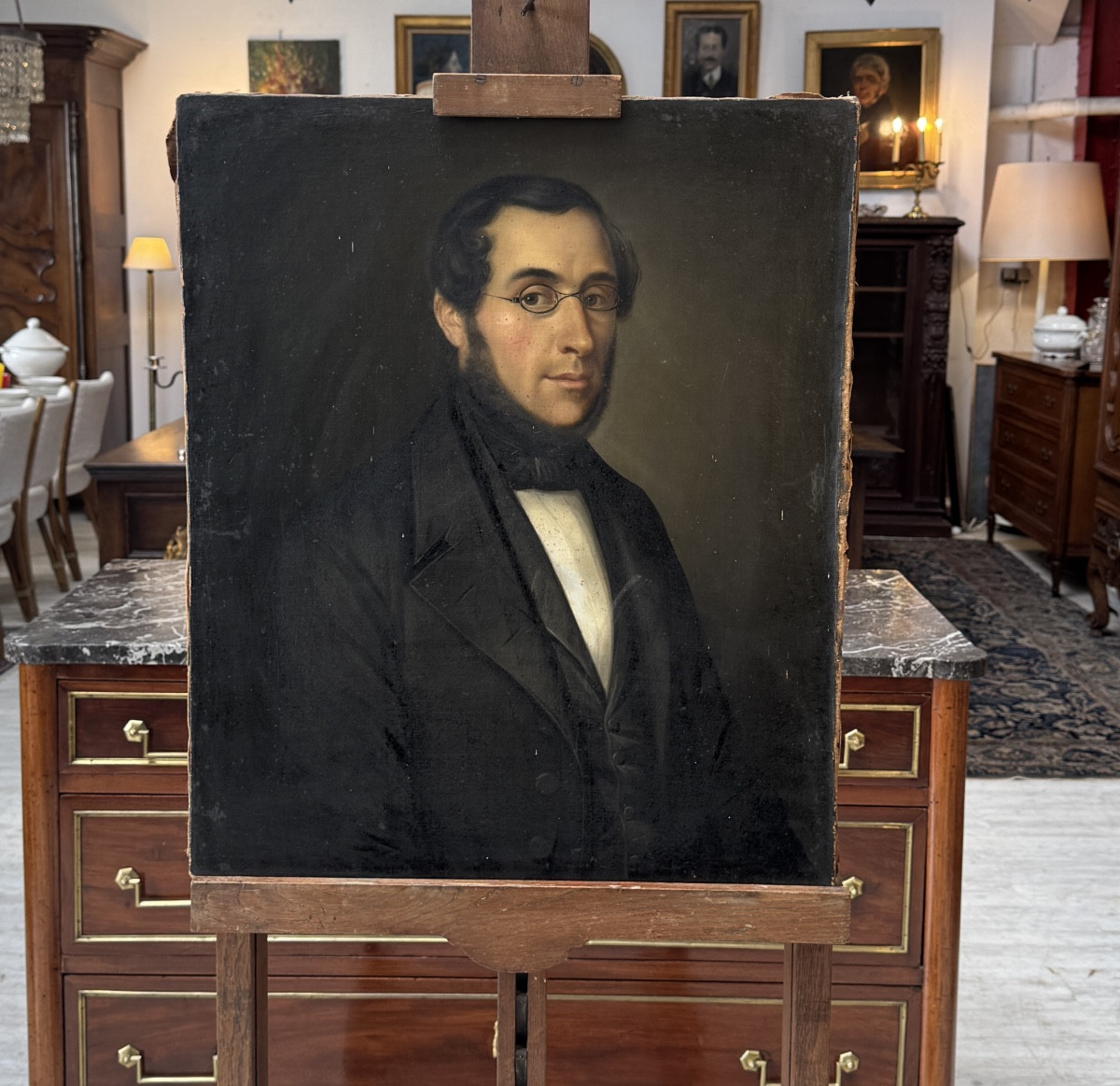 Portrait, Oil On Canvas