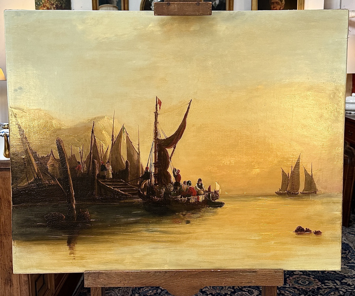 Marine, Huile sur Toile 