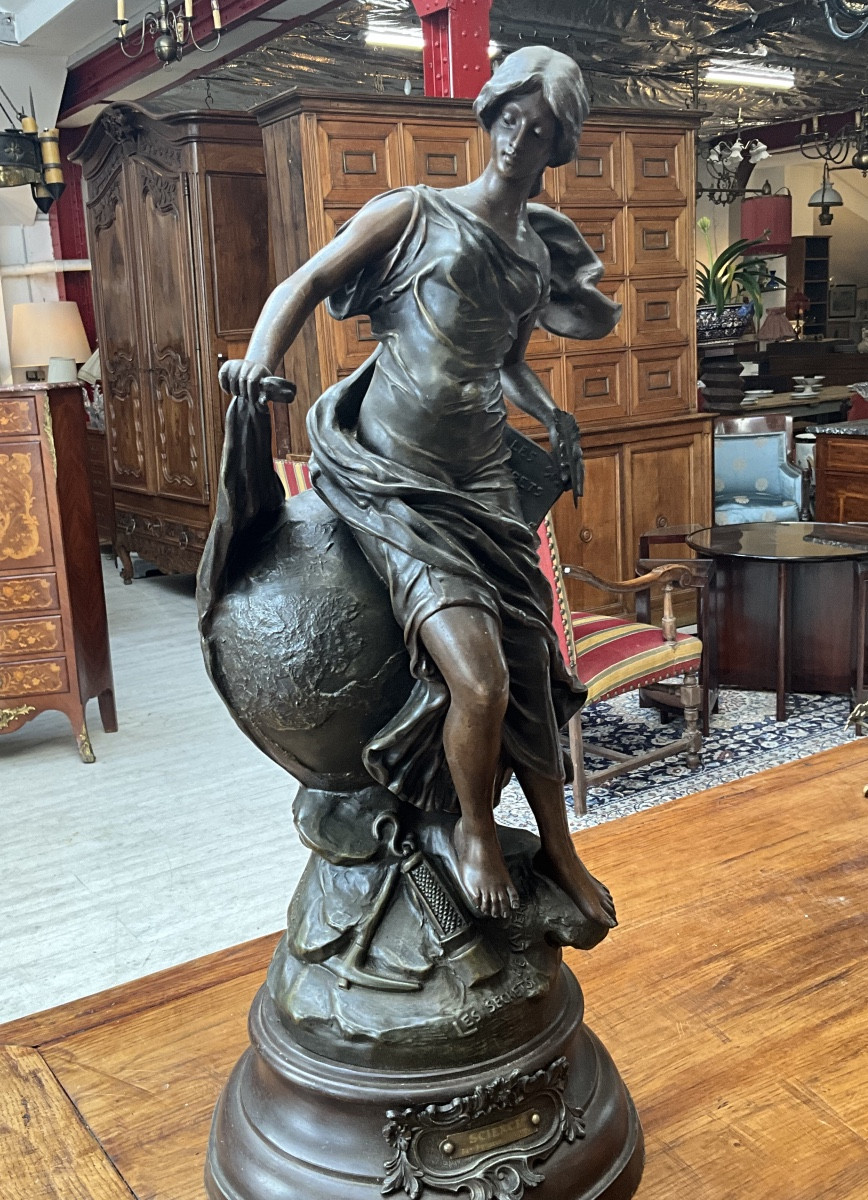 Patinated Spelter By E. Rousseau