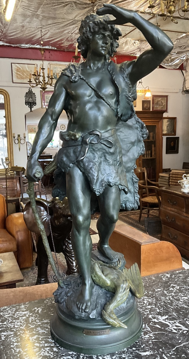 Spelter Sculpture By Auguste Moreau