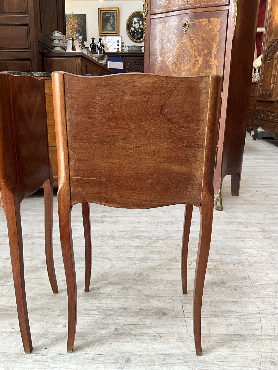 Paire de chevets style Louis XV-photo-3