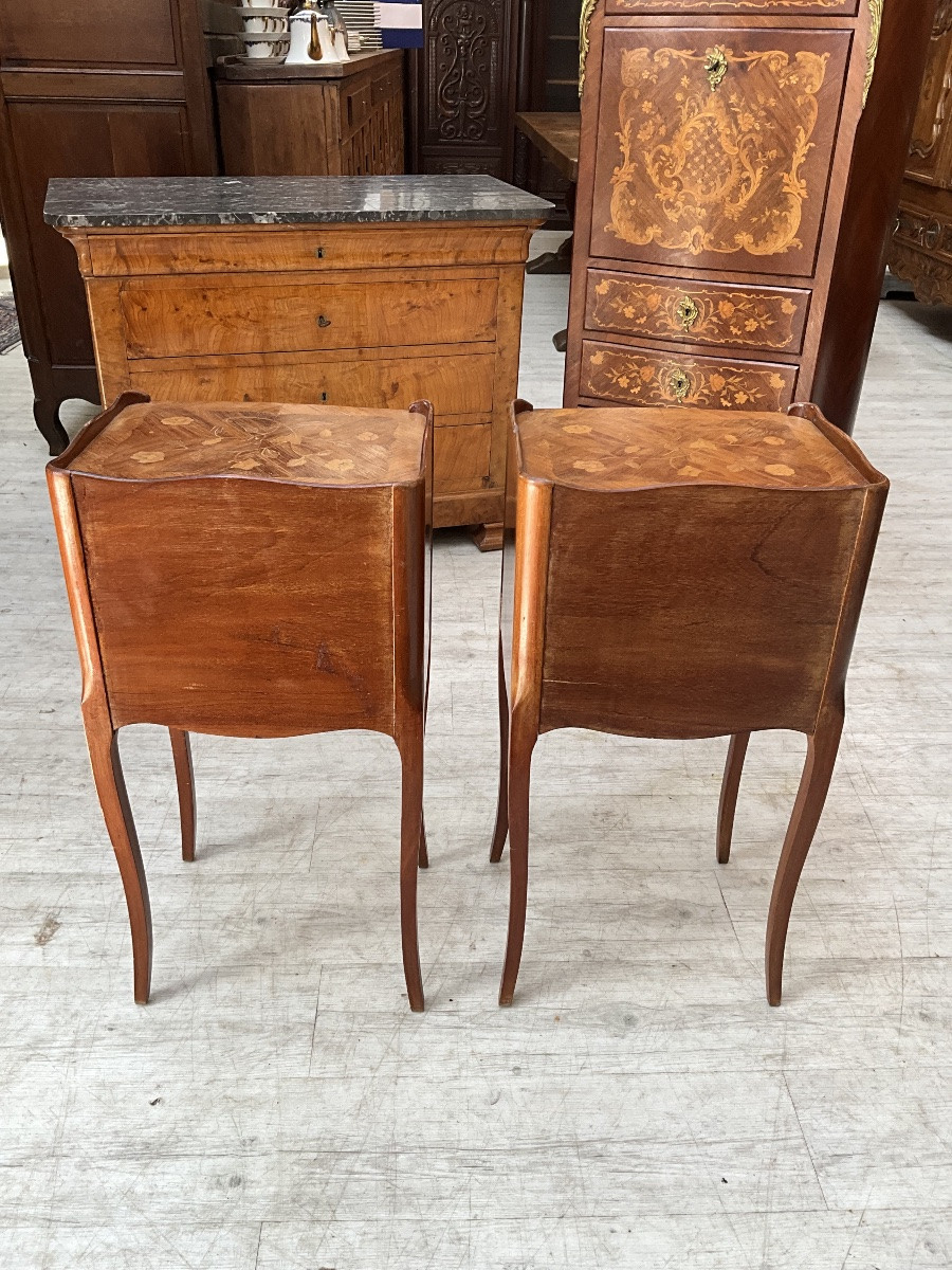 Paire de chevets style Louis XV-photo-1