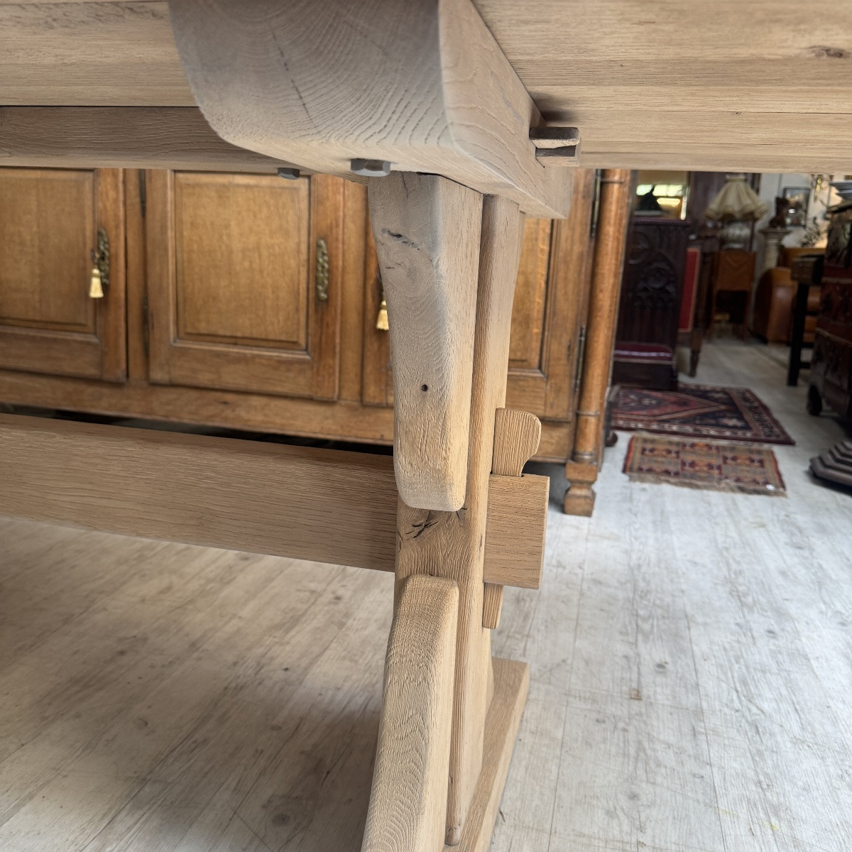 Table de ferme sablée-photo-3