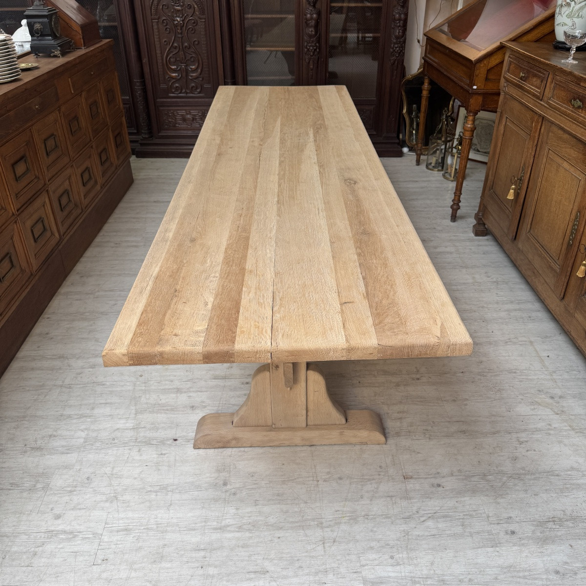 Table de ferme sablée-photo-4