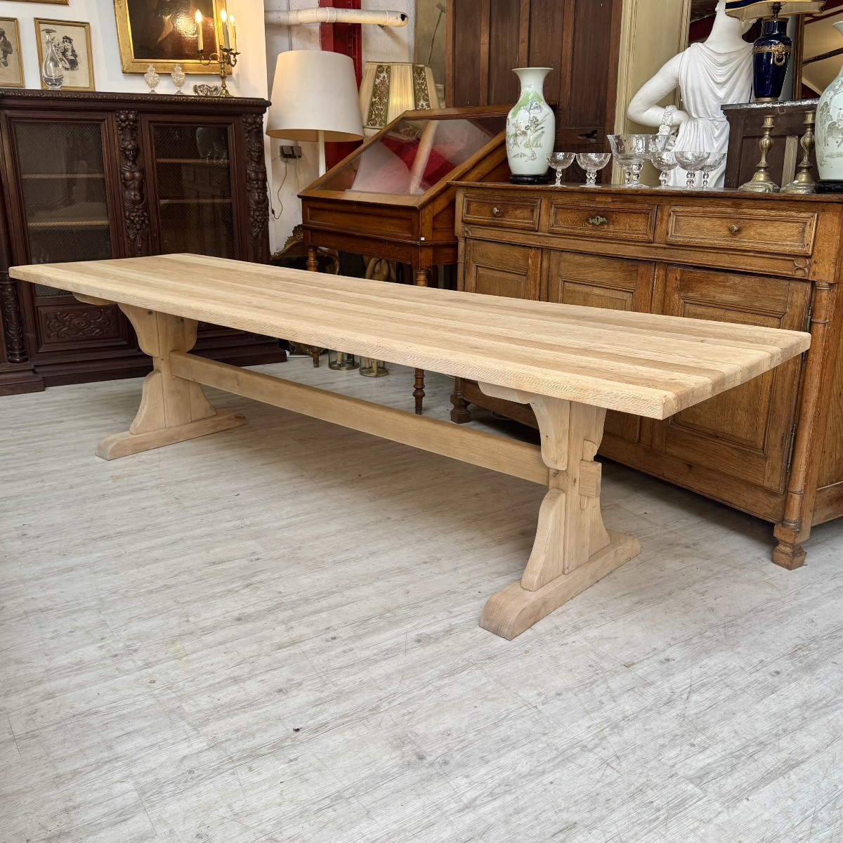 Table de ferme sablée-photo-6