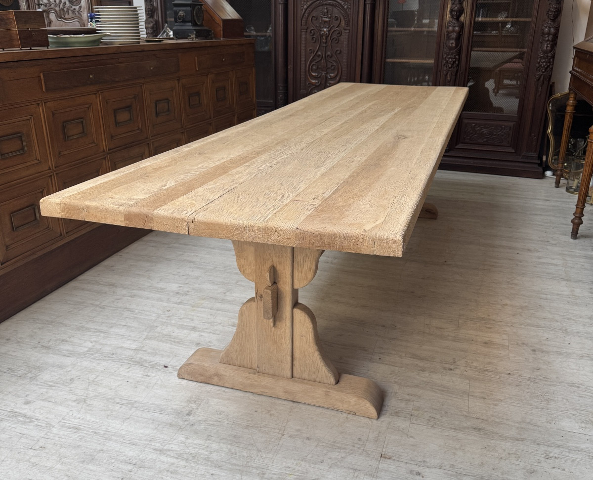 Table de ferme sablée