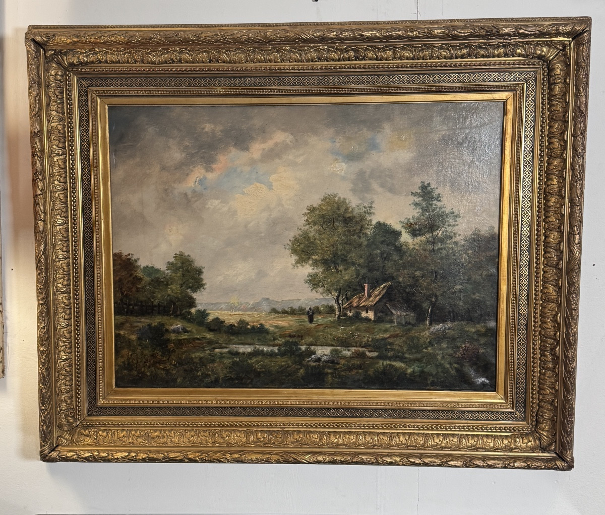 Huile sur toile Paysage