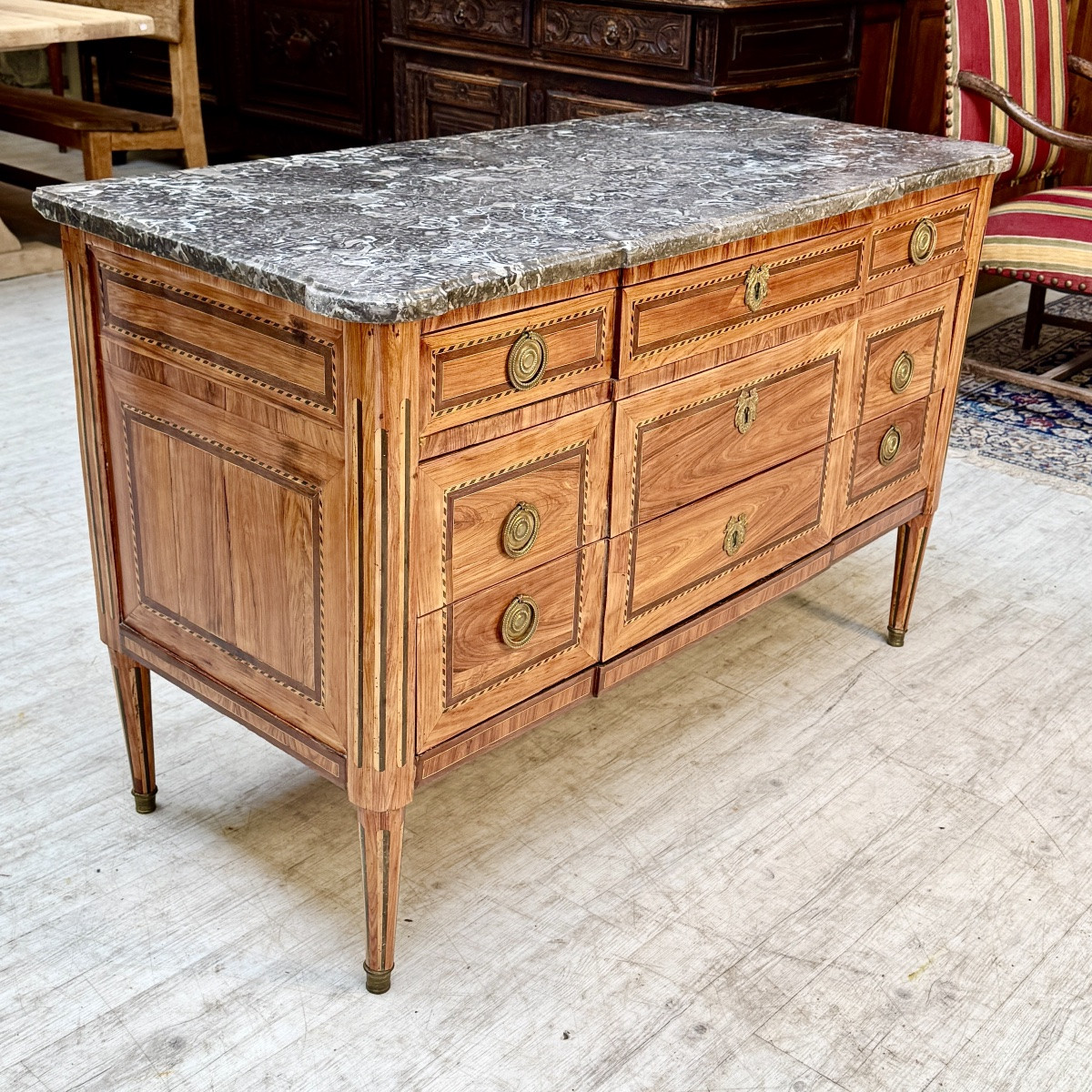 Louis XVI Chest Of Drawers-photo-3