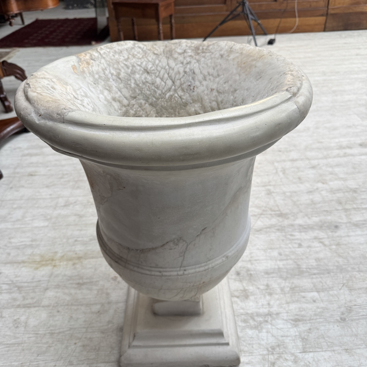 Carrara Marble Vase-photo-2