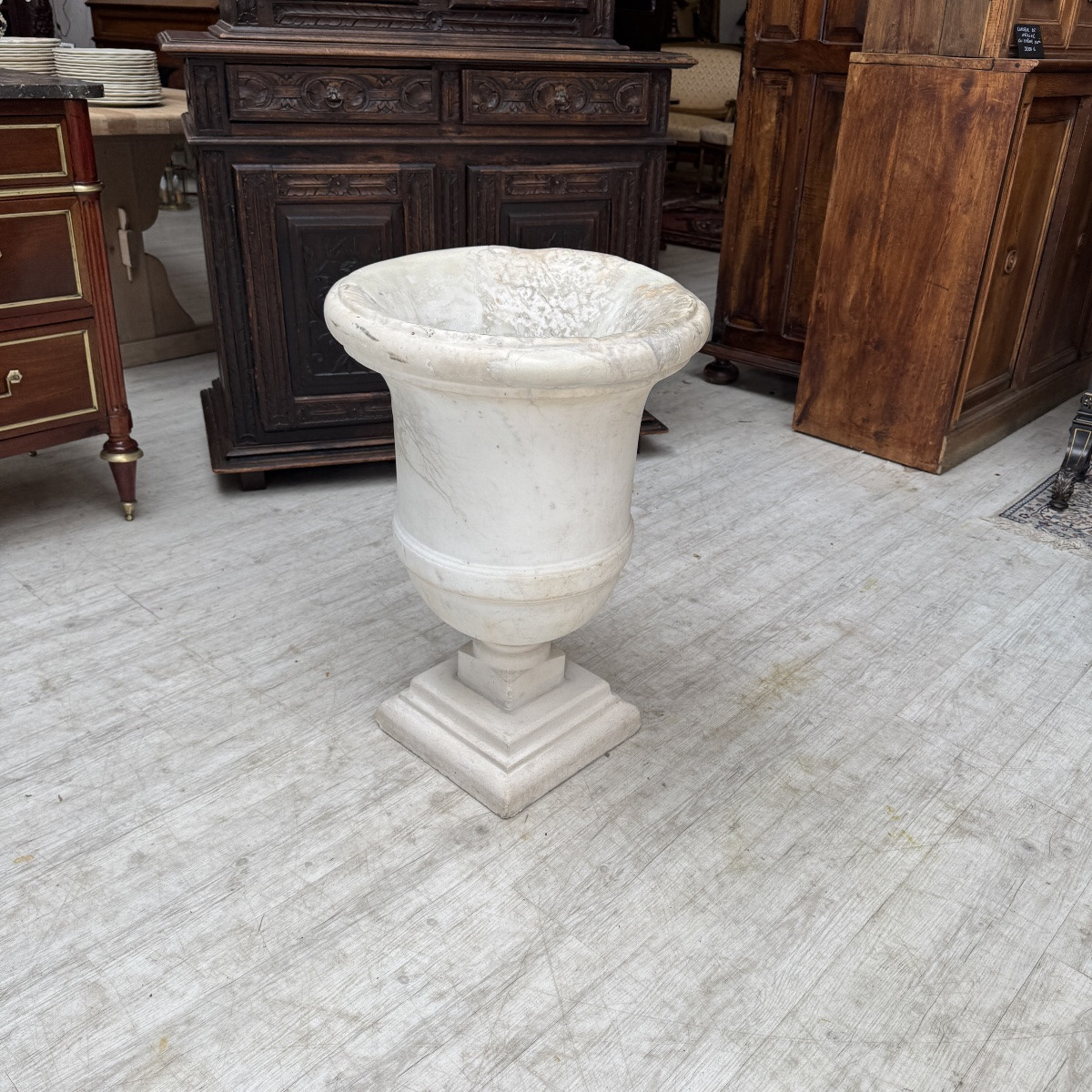 Carrara Marble Vase-photo-4