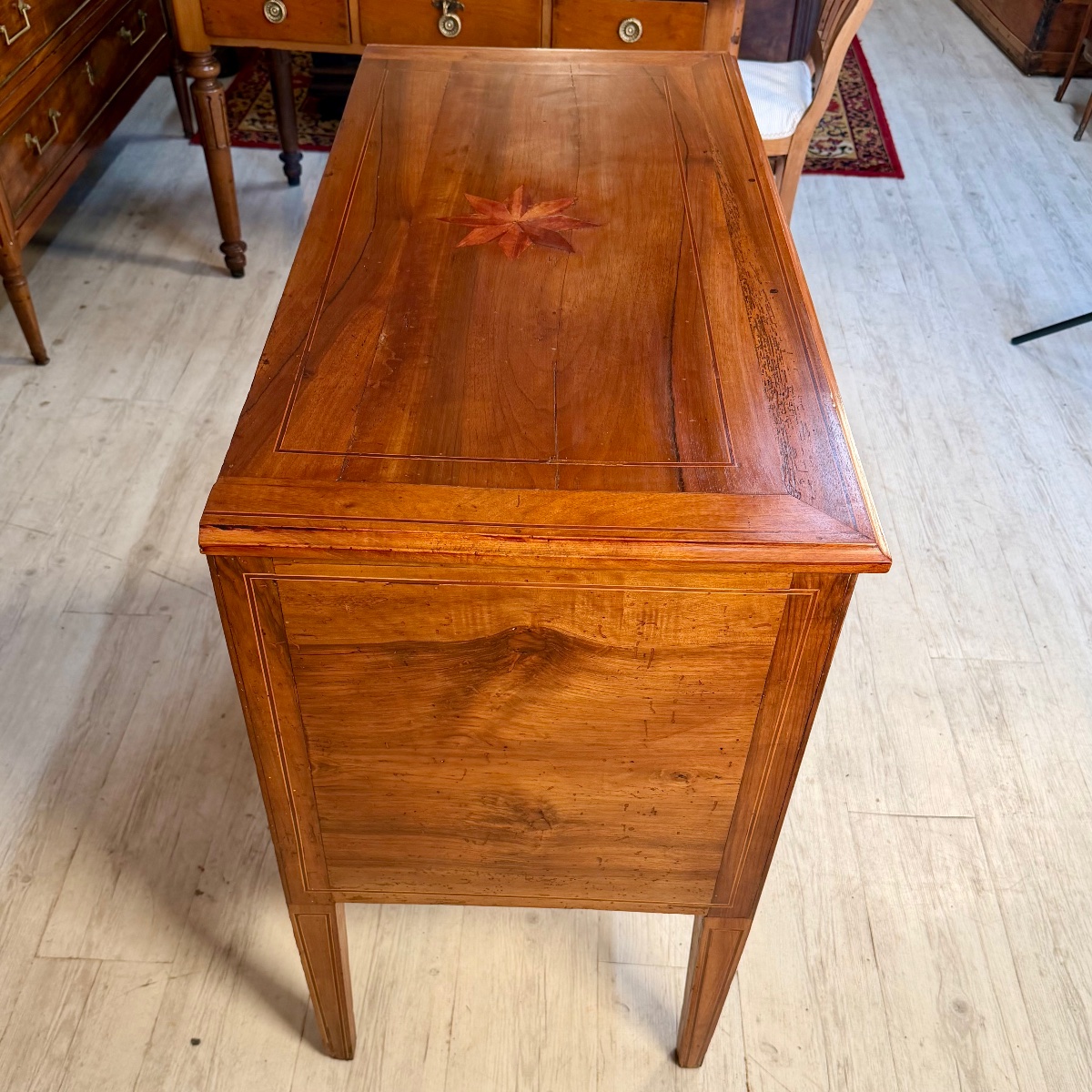 Louis XVI Architect Chest Of Drawers-photo-7