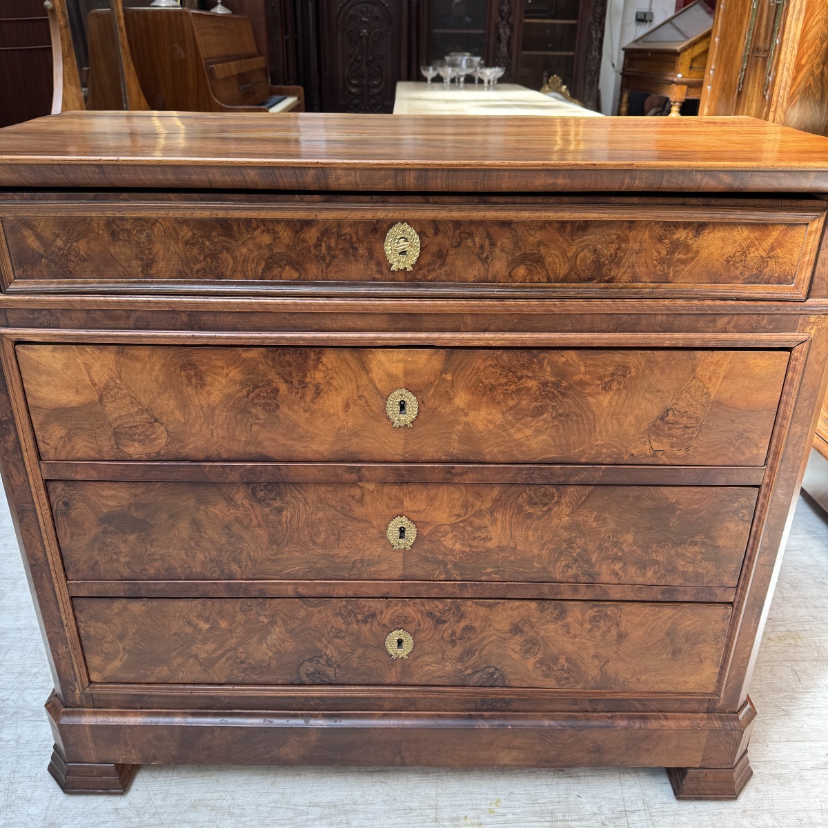 Louis Philippe Chest Of Drawers-photo-2