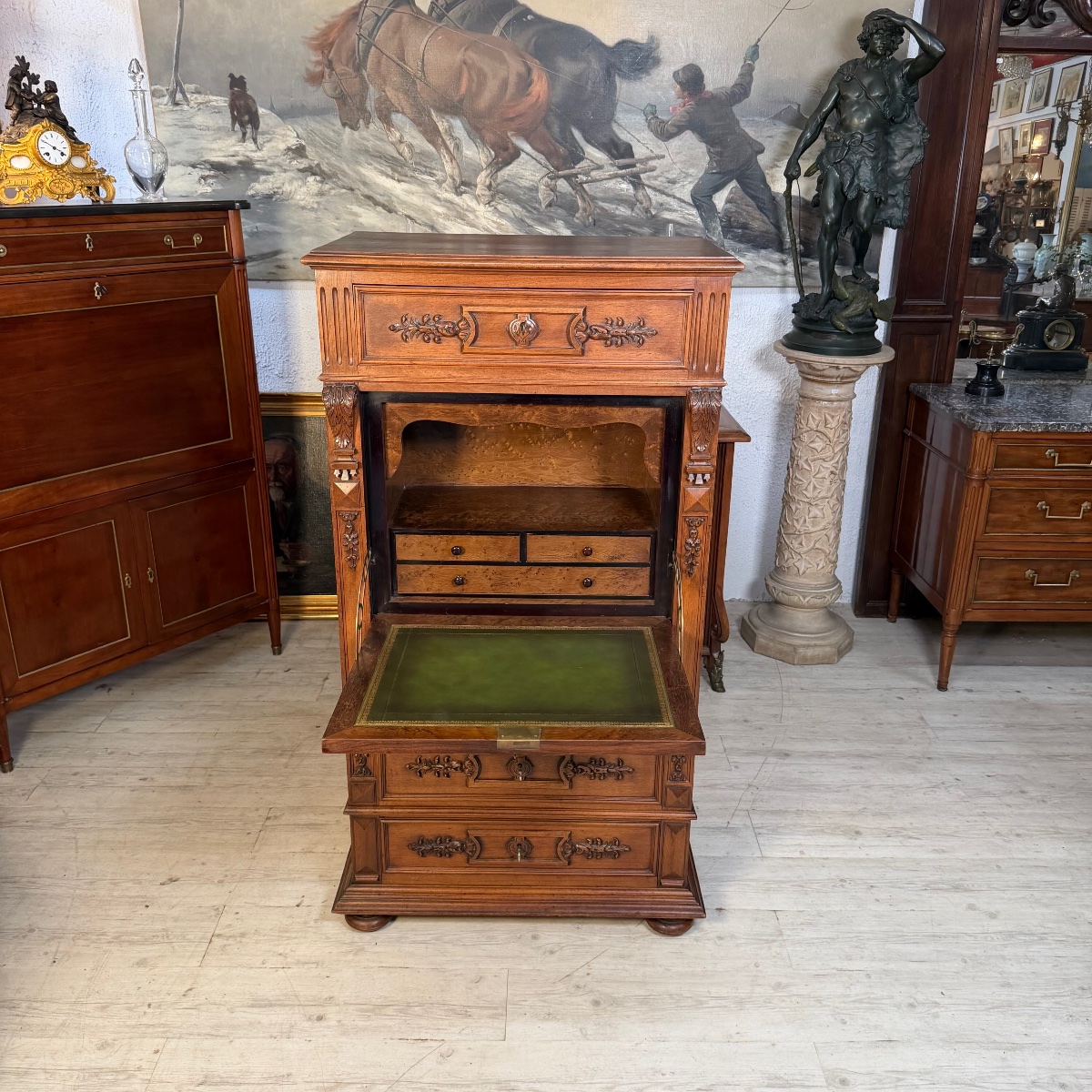 Secretary Desk Henri II Style-photo-4