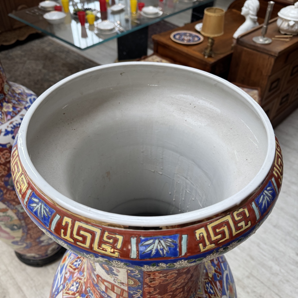 Paire de grands vases Chinois-photo-4