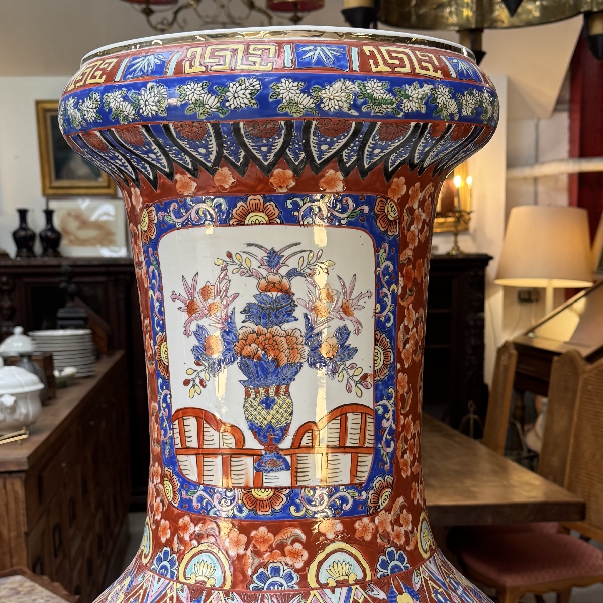 Paire de grands vases Chinois-photo-2
