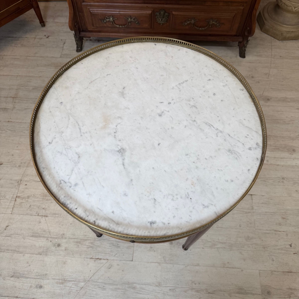 Table bouillotte Louis XVI-photo-4
