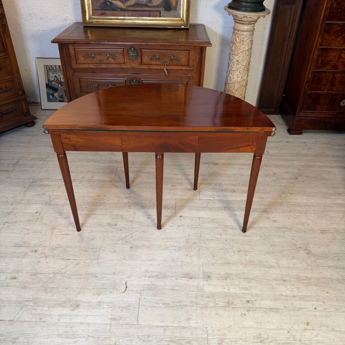 Louis XVI Console Game Table-photo-3