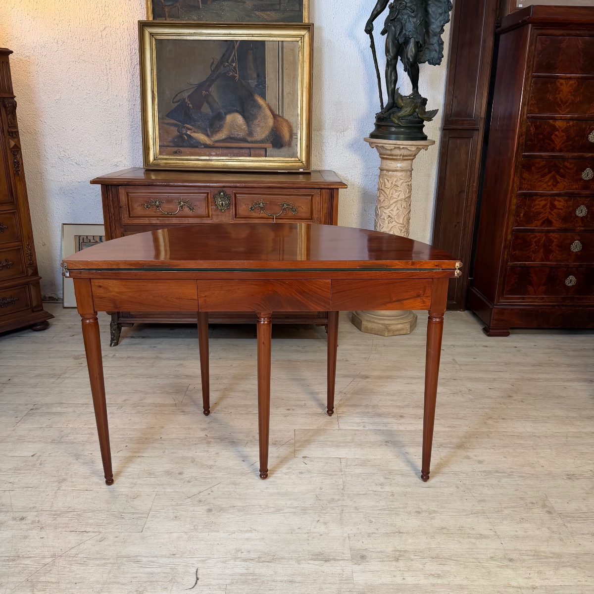 Louis XVI Console Game Table-photo-4