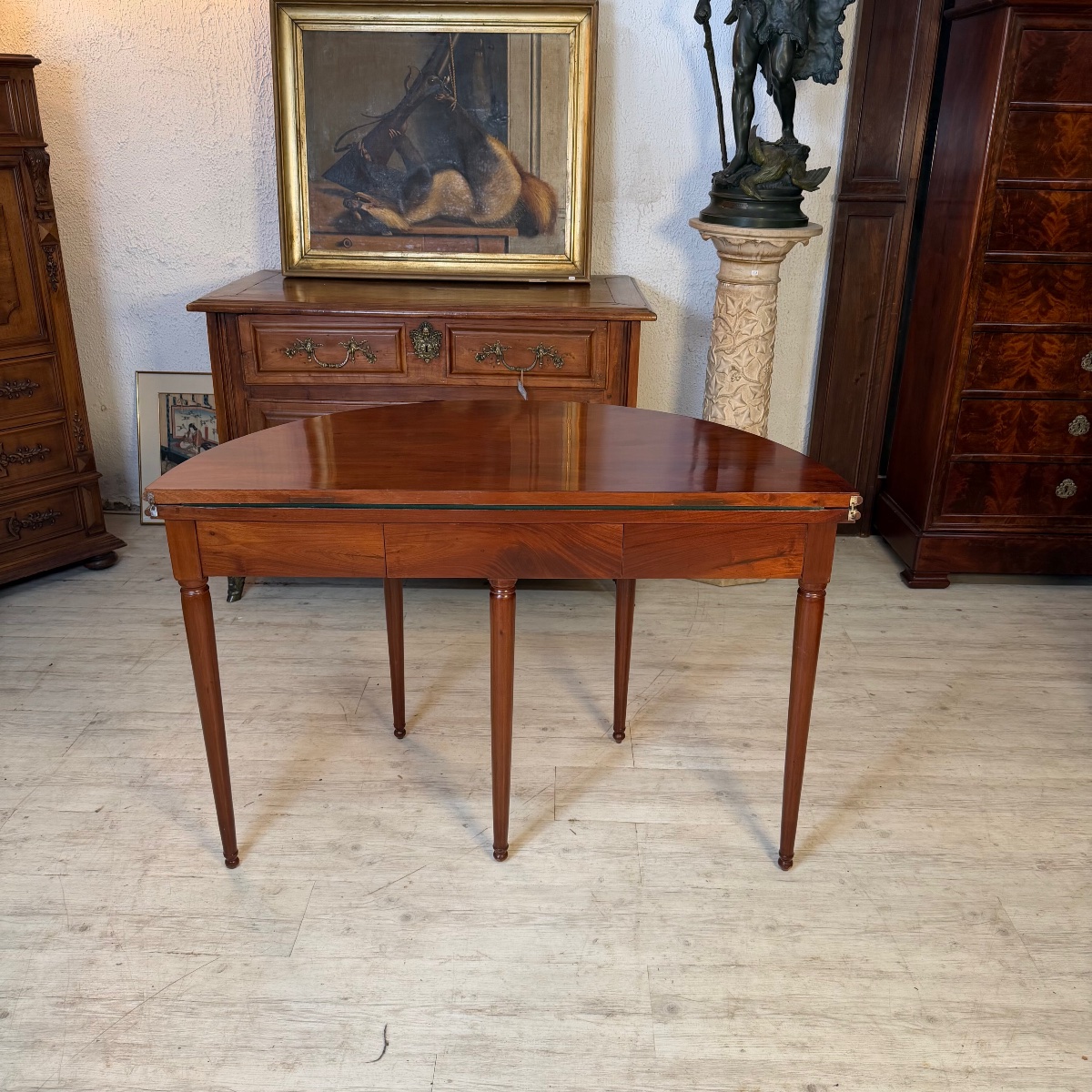 Louis XVI Console Game Table-photo-1