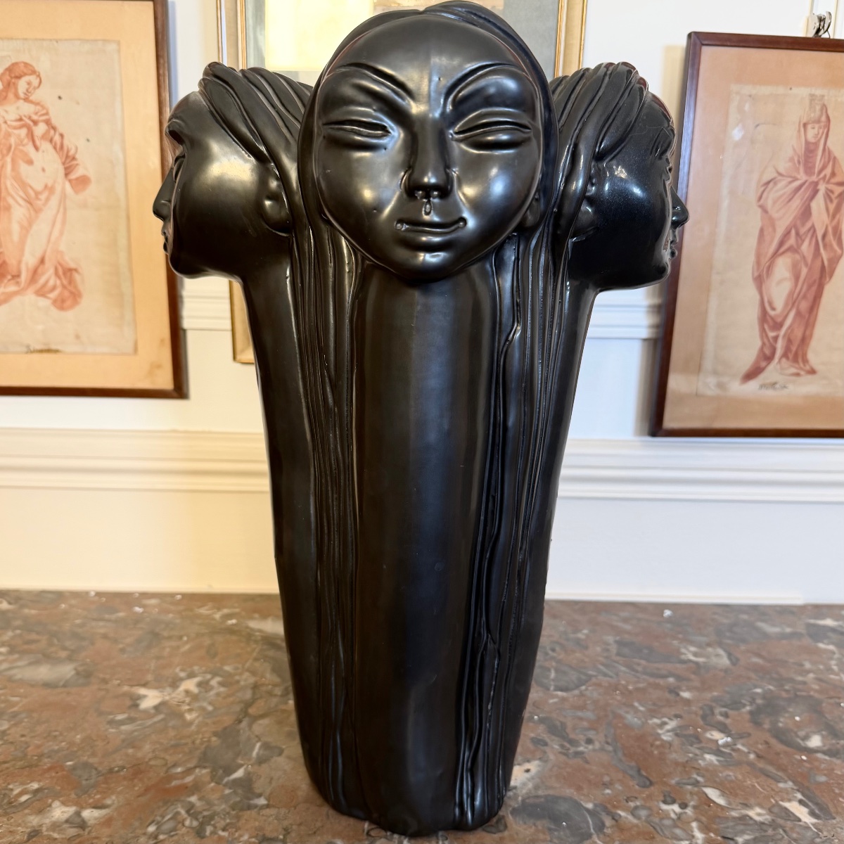 Vase Signed By Jean Marais -photo-3