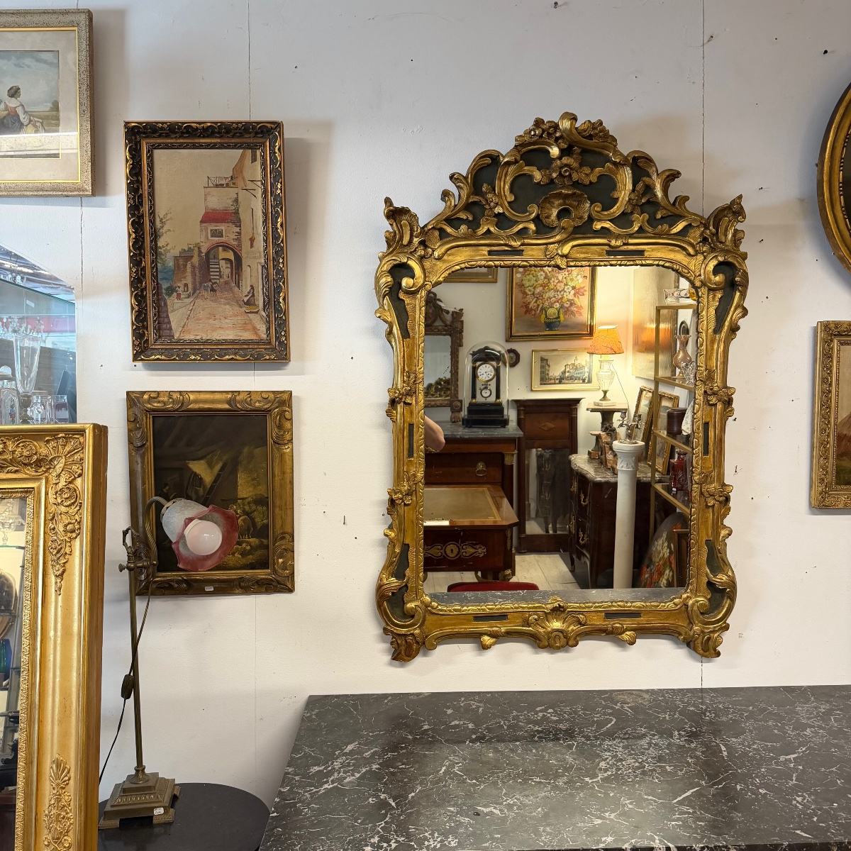 Louis XV Provençal Mirror-photo-4