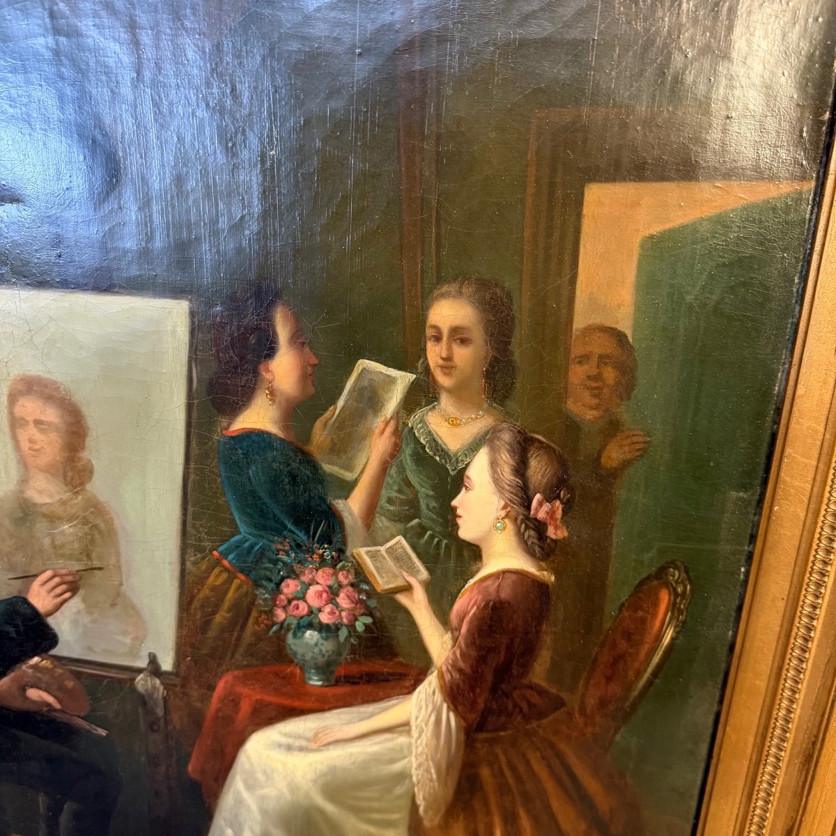 Tableau d'une scène de vie animée-photo-2