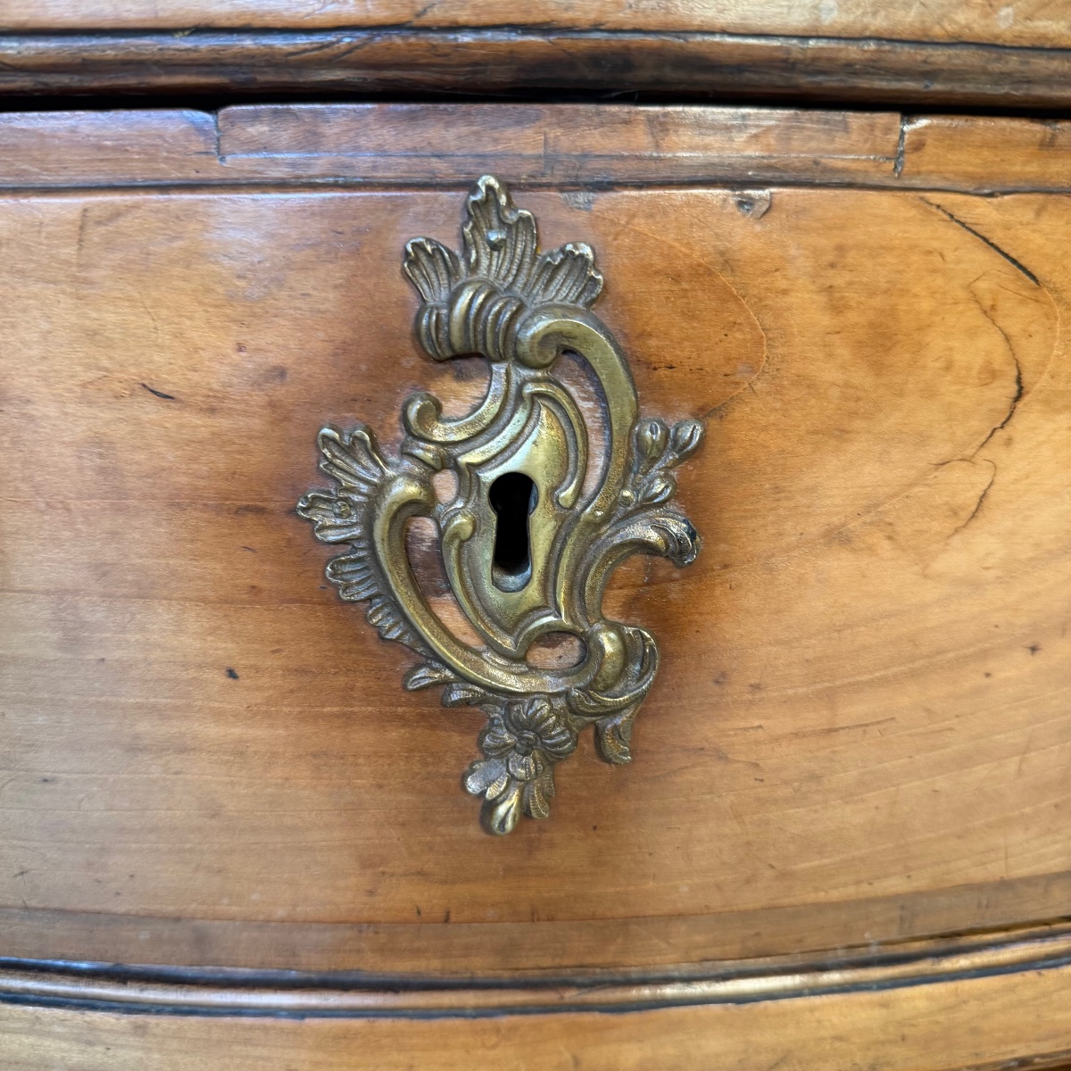 Commode merisier d'époque Louis XV-photo-4