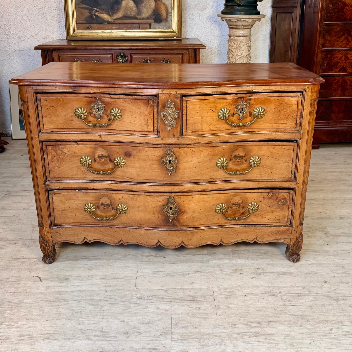 Commode merisier d'époque Louis XV