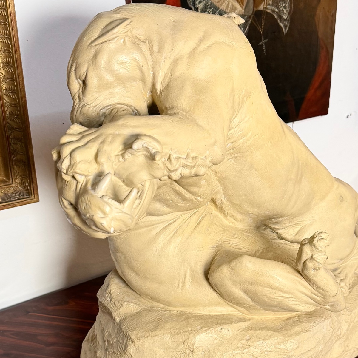 Signed Panther Sculpture-photo-3